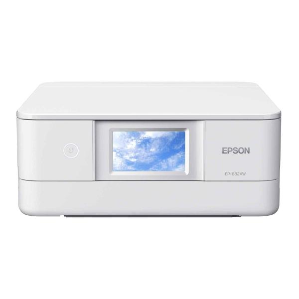 エプソン プリンター インクジェット複合機 カラリオ EP-882AW ホワイト(白) 2019年新...