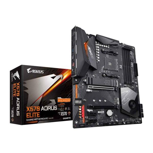 GIGABYTE X570 AORUS ELITE ATX マザーボード AMD X570チップセッ...