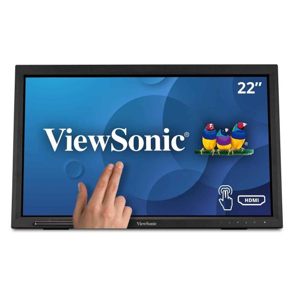 ViewSonic TD2223 22インチ 1080p 10ポイント マルチ IR タッチスクリー...