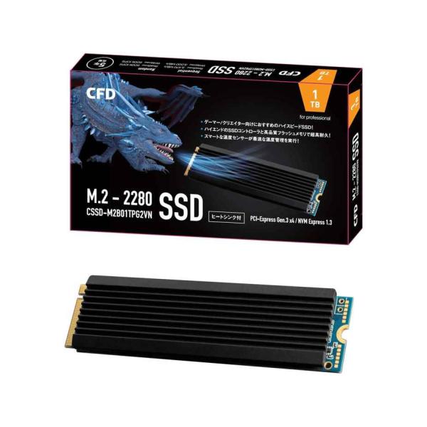 CFD販売 SSD M.2 接続 NVMe PG2VN シリーズ 1TB CSSD-M2B01TPG...