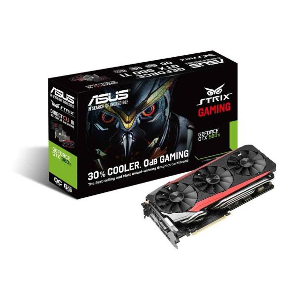 ASUSTek STRIXシリーズ NVIDIA GeForce GTX980Ti搭載ビデオカード ...