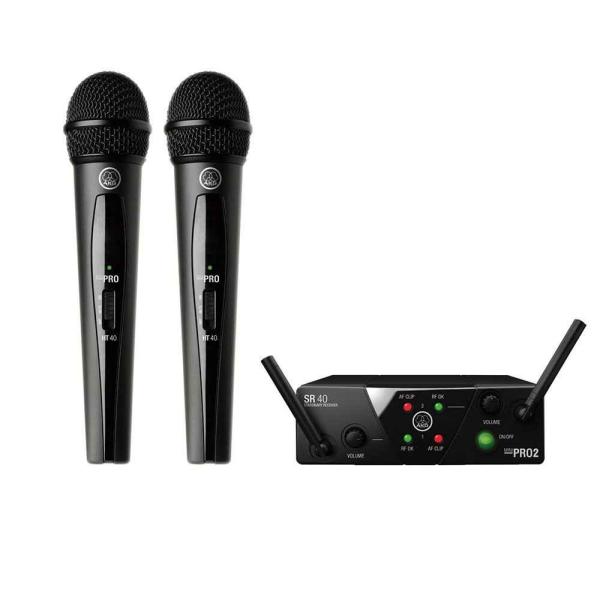 AKG 2チャンネルB帯ワイヤレスシステム WMS40 PRO MINI2 VOCAL SET DU...