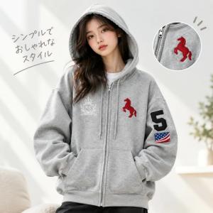NICKEL HOUSE ニッケル26 ドンキ フードジップアップ パーカー フーディー ジップパーカー アウター 羽織り グラフィック プリント オーバーサイズ ルーズ