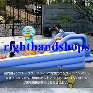 滑り台 プール 大型 すべり台 ビニールプール...の詳細画像2