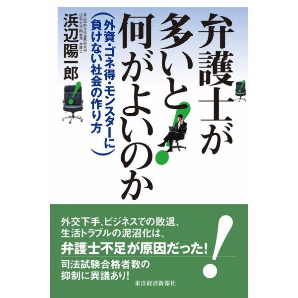 弁護士が多いと何がよいのか 外資・ゴネ得・モンスターに負けない社会の作り方 電子書籍版 / 著:浜辺...