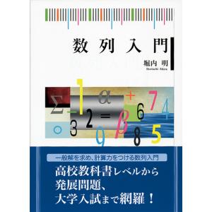 数列入門 電子書籍版 / 堀内明｜ebookjapan