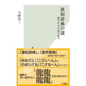 漢和辞典の謎〜漢字の小宇宙で遊ぶ〜 電子書籍版 / 今野真二｜ebookjapan