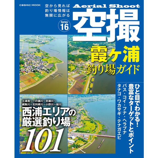 空撮 霞ヶ浦 釣り場ガイド 電子書籍版 / コスミック出版釣り編集部