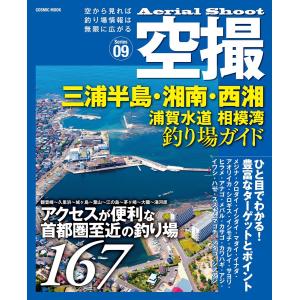 空撮 三浦半島・湘南・西湘 浦賀水道、相模湾釣り場ガイド