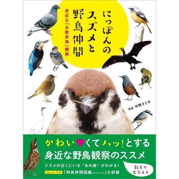 にっぽんのスズメと野鳥仲間 電子書籍版 / 写真:中野さとる