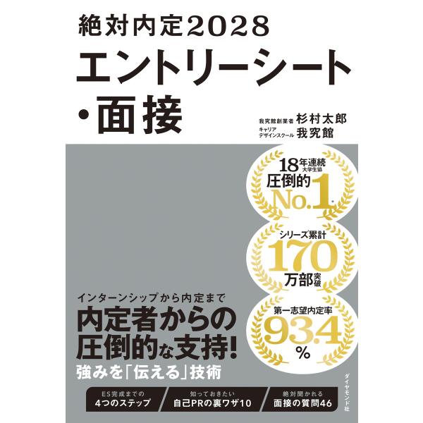 絶対内定2028 エントリーシート・面接 電子書籍版 / 杉村太郎/キャリアデザインスクール・我究館