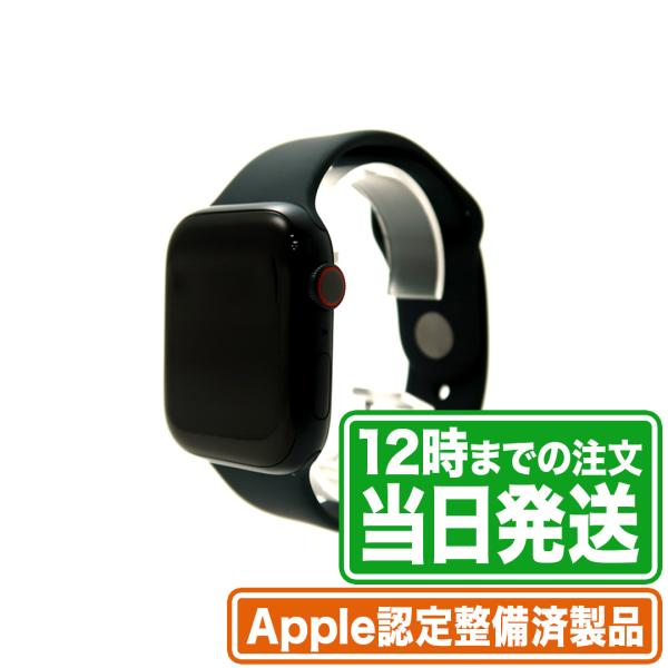 Apple Watch Series 8 45mm GPS+Cellularモデル ミッドナイトアル...