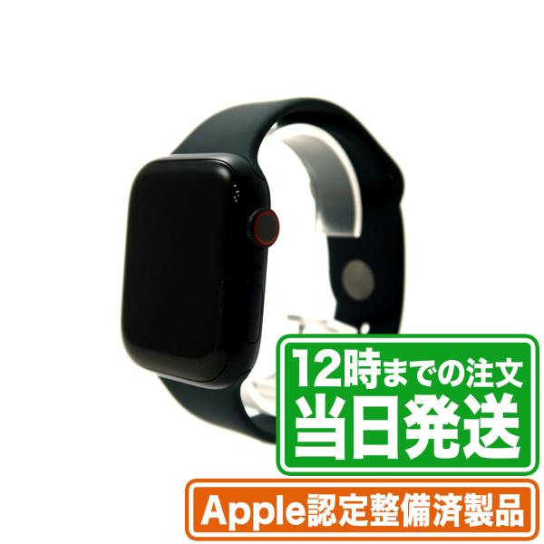 Apple Watch Series 9 45mm GPS+Cellularモデル ミッドナイトアル...