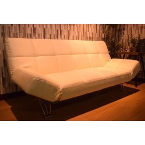 ソファーベッド 3人掛け リクライニング ソファー ダブルサイズ 北欧