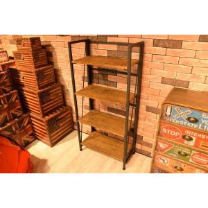 【レトロ】木製棚 442129-1.jpg