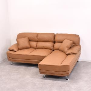 関家具 【レザーテックス】 シェーズロングソファ ヘンリー 左カウチ