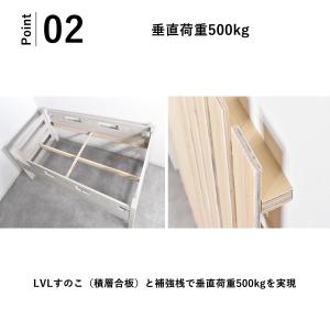 二段ベッド 大人用 2段ベッド 分割 シングル...の詳細画像2