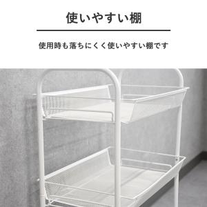ワゴン 収納 キャスター付き 収納ラック 隙間...の詳細画像2