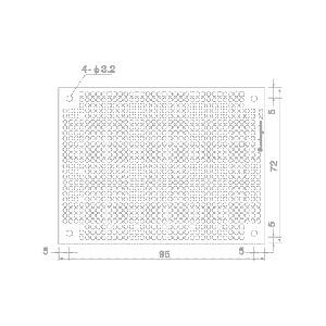 サンハヤト ICB-293 小型ユニバーサル基盤 ICB293