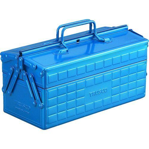 あすつく対応 「直送」 トラスコ TRUSCO ST-350-B ２段工具箱 ３５０Ｘ１６０Ｘ２１５...