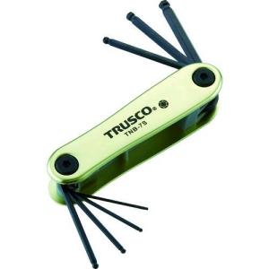 あすつく対応 「直送」 トラスコ中山（ＴＲＵＳＣＯ） TNB7S ボールポイント六角棒レンチセット ナイフ式 366-8975