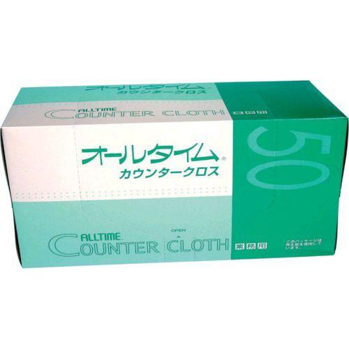 あすつく対応 「直送」 JKL7201 カウンタークロス 大判 ６１ｘ６１ｃｍ ホワイト ５０枚入 ...