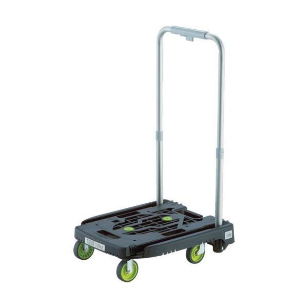 トラスコ TRUSCO WP-2G-BK-JS 樹脂台車 カルティオミニ ｗｅｅｇｏ 省音Ｇ車輪 ブ...