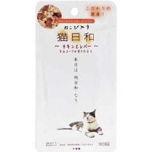わんわん 4532066006635 猫日和レトルト チキンとレバー 40g