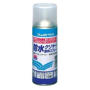 アトムハウスペイント 4971544165011 防水クリヤー塗料スプレー 300ML｜ebuhin