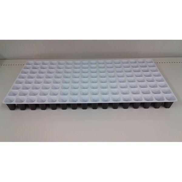 明和 4580166882888 プラグトレー機械用128穴シロクロ