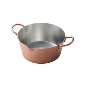 両手天ぷら鍋 20cm ガス火専用 からっと銅のあげなべ （ ガス火対応