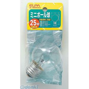 【納期：約１週間】朝日電器 ELPA G-80H-C ミニボールキュウ ２５Ｗ G80HC ミニボー...