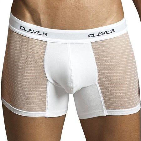 CLEVER / Mesh-Bars Boxer / ホワイト / メンズ