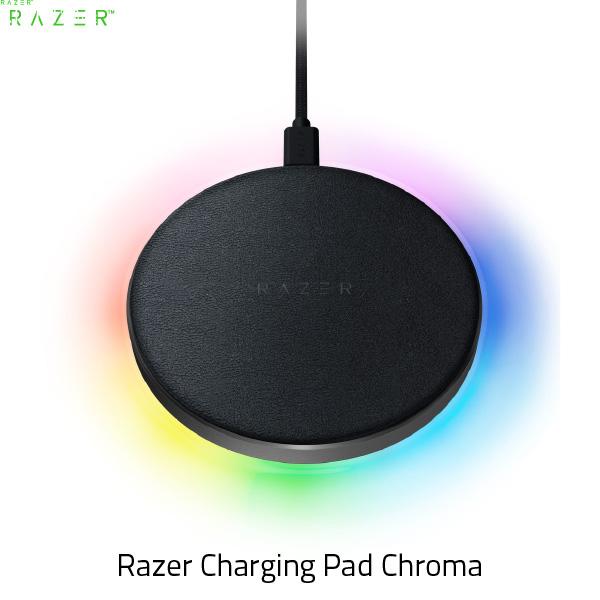 Razer レーザー Charging Pad Chroma 10W 急速ワイヤレス充電器 RC21...