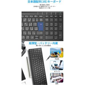 iClever BK22 ワイヤレスキーボード...の詳細画像1