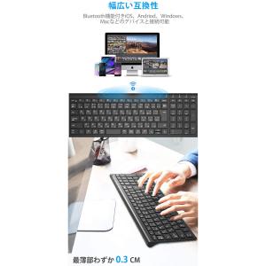 iClever BK22 ワイヤレスキーボード...の詳細画像3