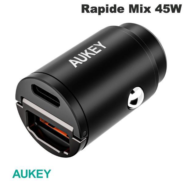 AUKEY オーキー カーチャージャー Rapide Mix QC / PD対応 最大45W USB...