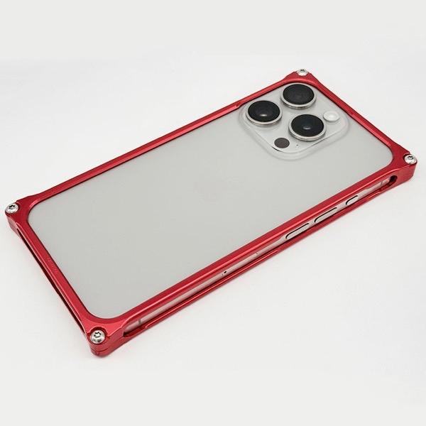 GILD design ギルドデザイン iPhone 15 Pro Max ソリッドバンパー レッド...