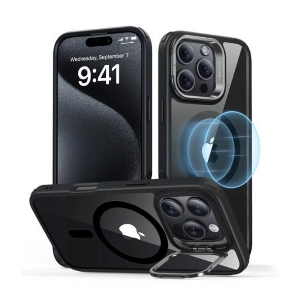 ESR イーエスアール iPhone 16 Pro Classic スタンド付き ハイブリッドケース...