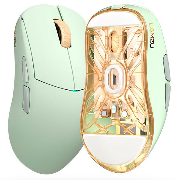 LAMZU Atlantis Mini Pro ワイヤレスゲーミングマウス Matcha Green...