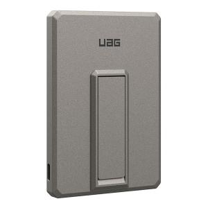 UAG ユーエージー MagSafe対応 ULTRA SLIM 5K POWERBANK + STAND 5000mAh チタン UAG-SLM-5K-TIの商品画像
