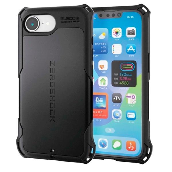 エレコム ELECOM iPhone 17e / 16e ハイブリッドケース ZEROSHOCK ブ...