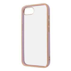 ingrem イングレム iPhone 17e / 16e LUSTANT 衝撃吸収 バンパー キラキラ メタリック カラフル ハイブリッドケース ラベンダー_ゴールド IN-P50CC17/LDGD