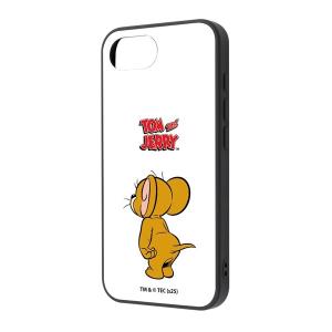 iPhone 17e / 16e ケース トムとジェリー maru 衝撃吸収 バンパー ハイブリッドケース ジェリー_後ろ姿
