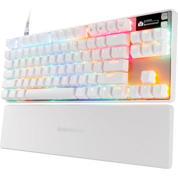 SteelSeries スティールシリーズ Apex Pro TKL Gen 3 White US ...