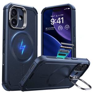 iPhoneケース スマホケース スタンド機能付き ネイビー ブルー iPhoneケース スタンド機能付き iPhoneカバー ケース カバー