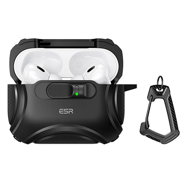 ESR AirPods Pro 3 ケース Cyber フリックロック MagSafe対応 ブラック...