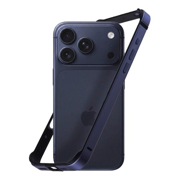 iPhone 17 Pro アルミバンパー 一体美 ディープブルー Ray Out レイアウト