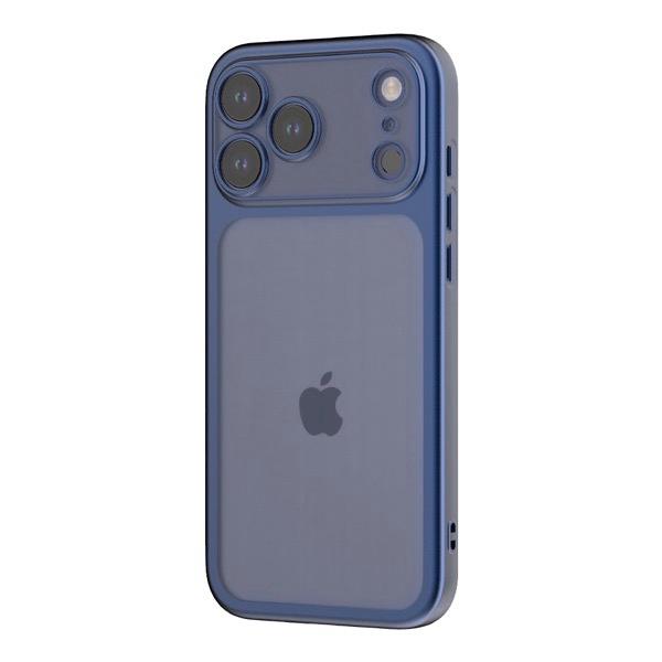 iPhone 17 Pro ソフトケース 精密設計 一体感 マット メタリック ディープブルー Ra...