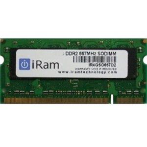 Mac用メモリ iRam アイラム PC2-5300 DDR2 667MHz 2GB 200pin IR2GSO667D2 ネコポス不可｜ec-kitcut